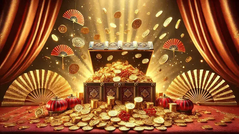 Visual permainan slot mobile dengan simbol dan reel digital